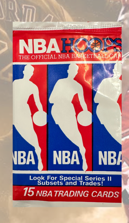 1990/91 NBA Hoops Series 2 Basketball Pack