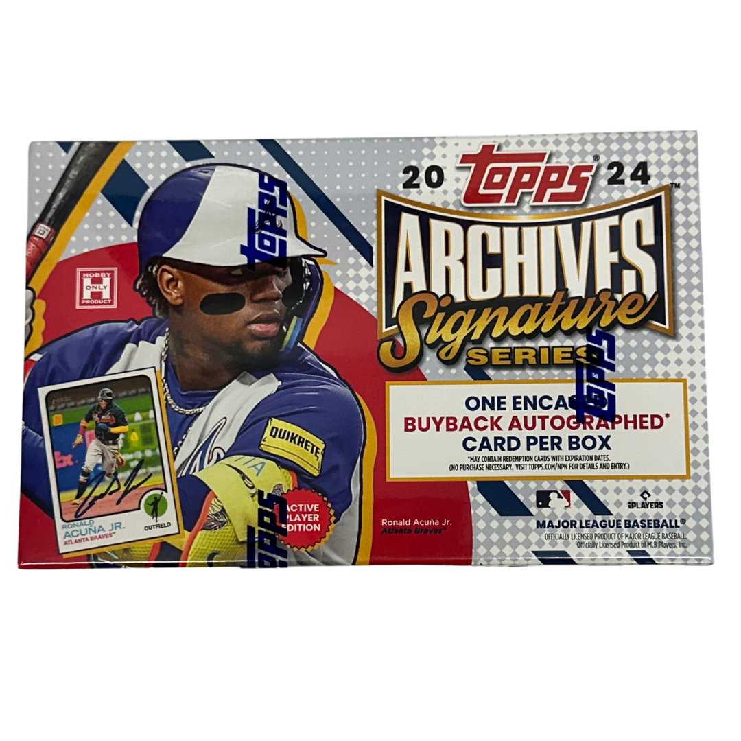 2024 Topps Archives Signature Series Baseball Hobby Box Boomerang