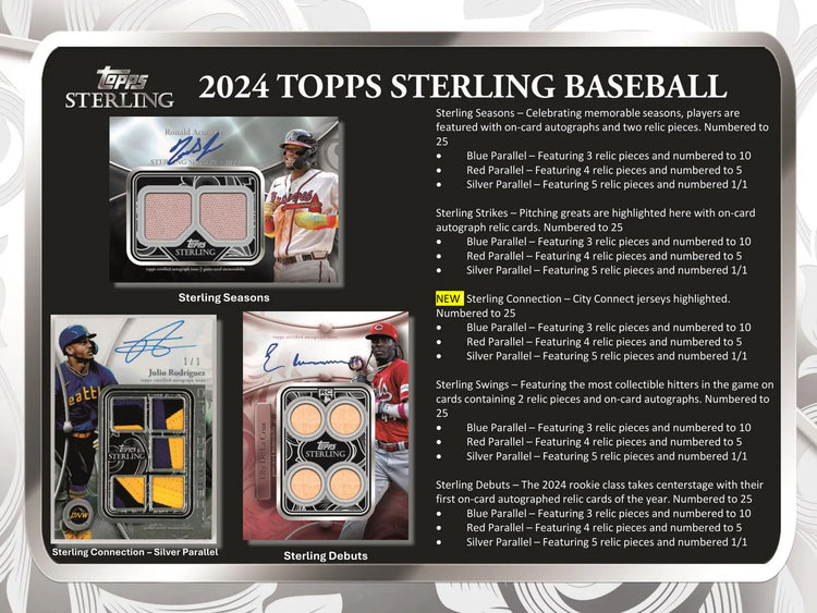 2024 Topps Sterling Baseball Hobby Box