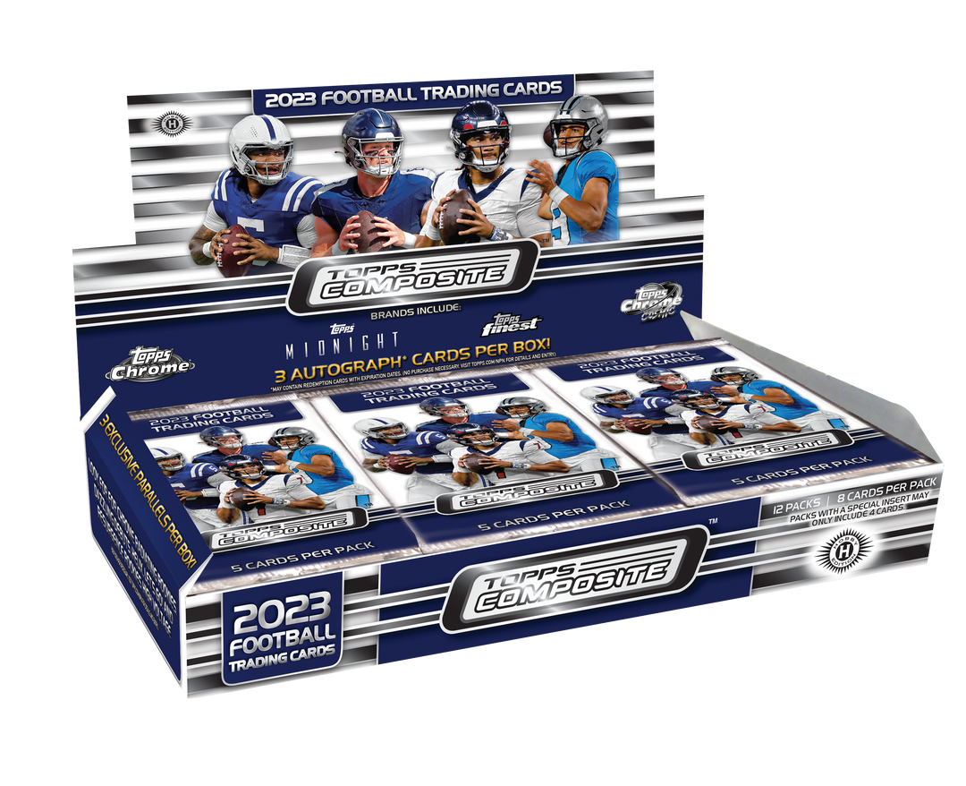 2023 Topps Composite Football Hobby Box 3 AUTOGRAPHS PER BOX