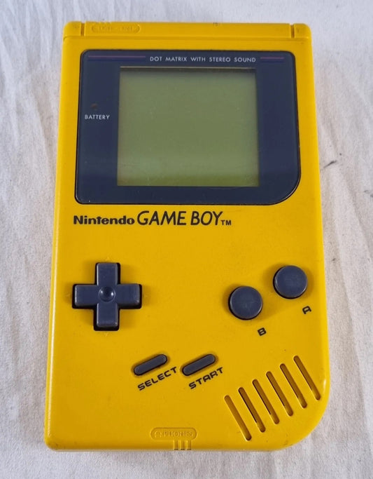 1989 Nintendo Gameboy Game Boy Original DMG Play It Loud! Yellow Limited Release