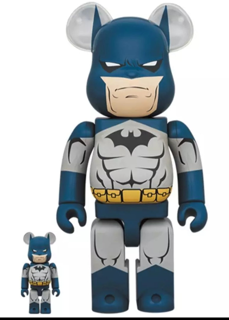 Medicom Bearbrick 400% + 100% DC BATMAN ( BATMAN : HUSH Ver. )