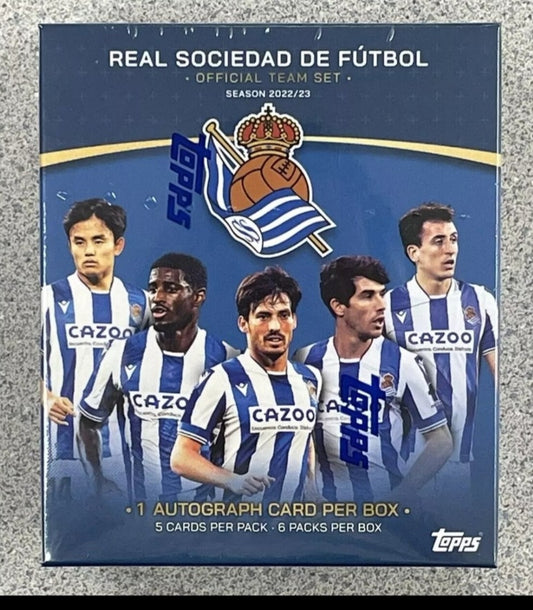 Topps Soccer Real De Futbol Team Set 2022-23