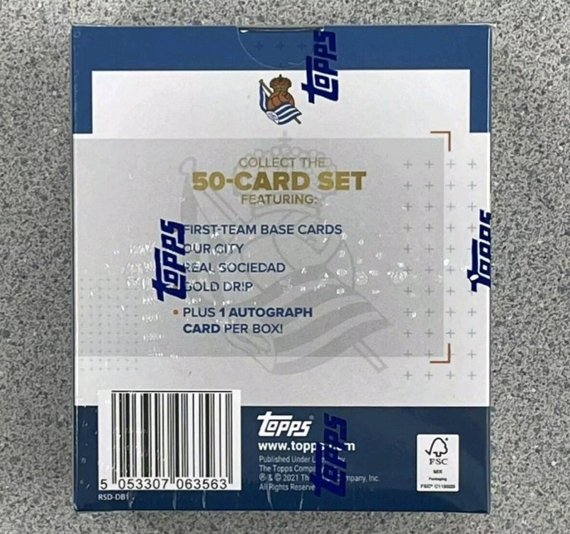 Topps Soccer Sociedad Futbol Team Set 2022-23