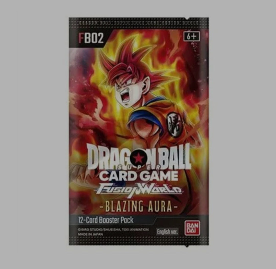 Dragon Ball Super Card Game Fusion World Blazing Aura Booster Box FB02