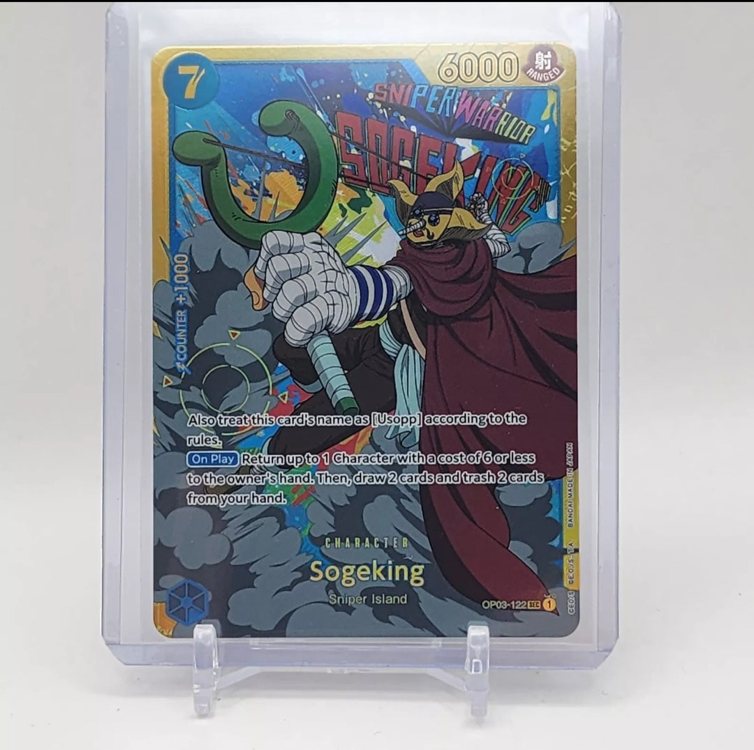 Sogeking OP03-122 SEC One Piece Card Game Pillars of Strength English