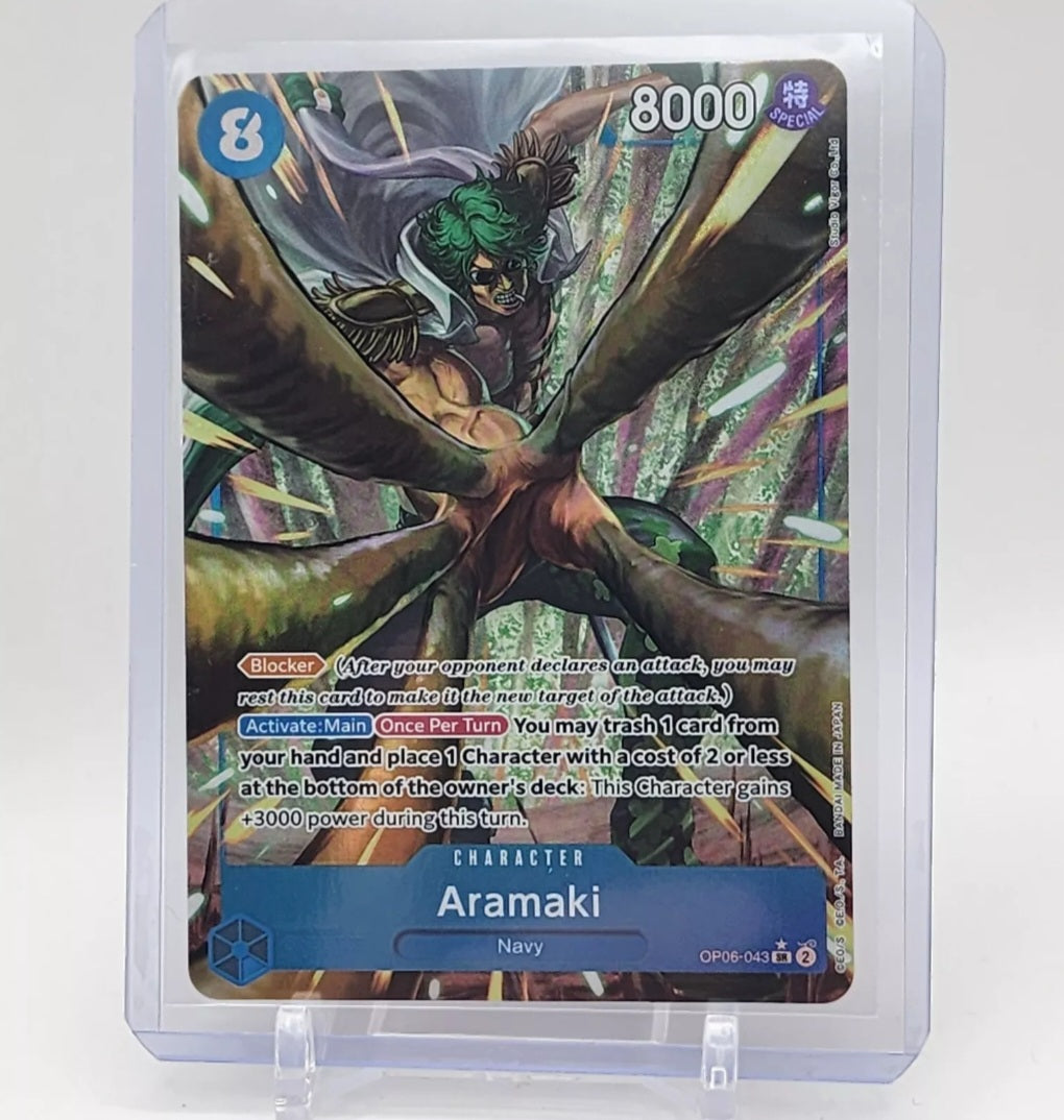 Aramaki (Alt Art) OP06-043 Super Rare MINT - One Piece TCG English