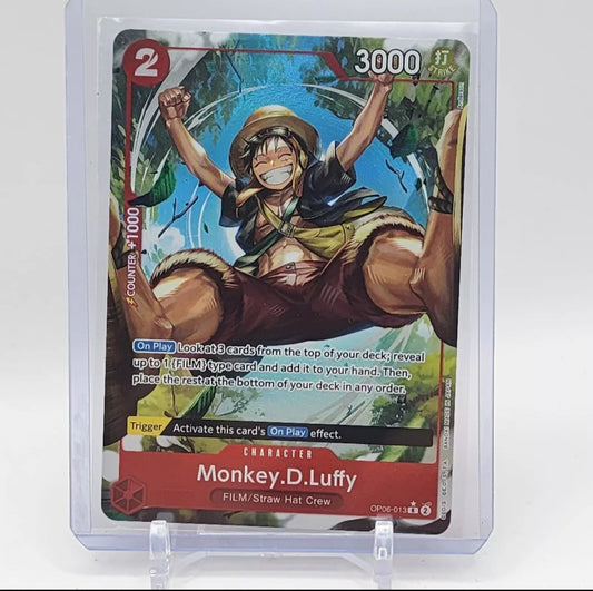 One Piece TCG Monkey.D.Luffy OP06-013 R Card Game Alternate Art English