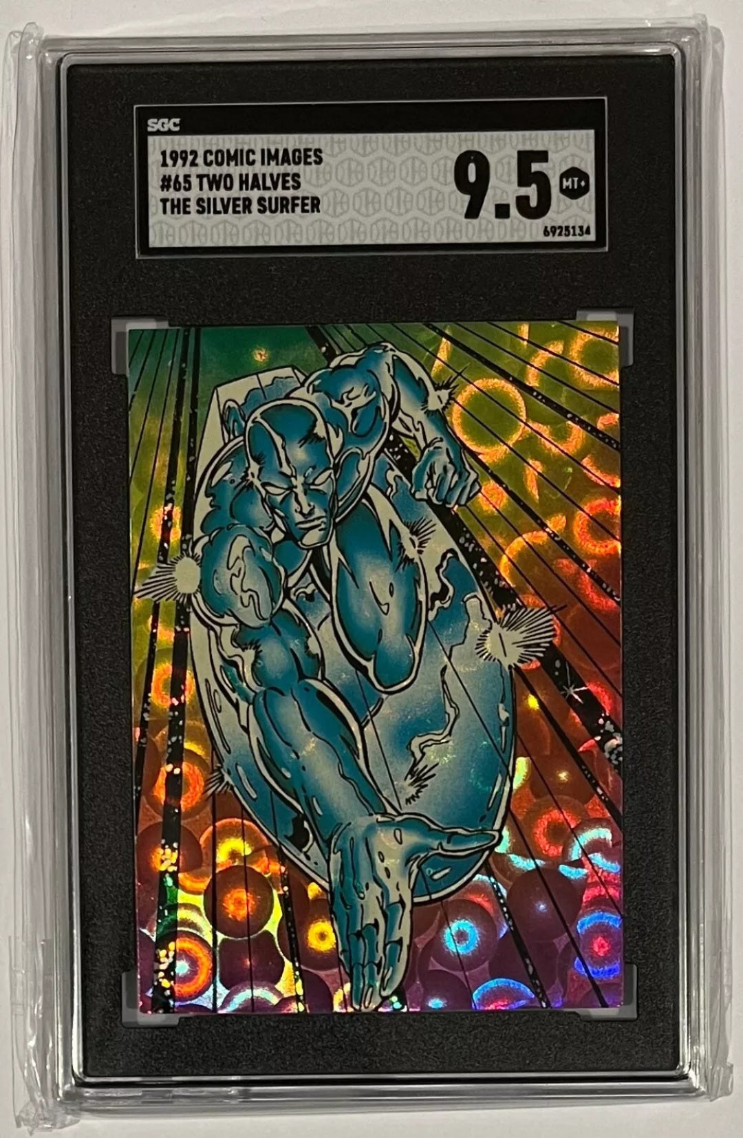 1992 Comic Images #65 Two Halves The Silver Surfer SGC 9.5