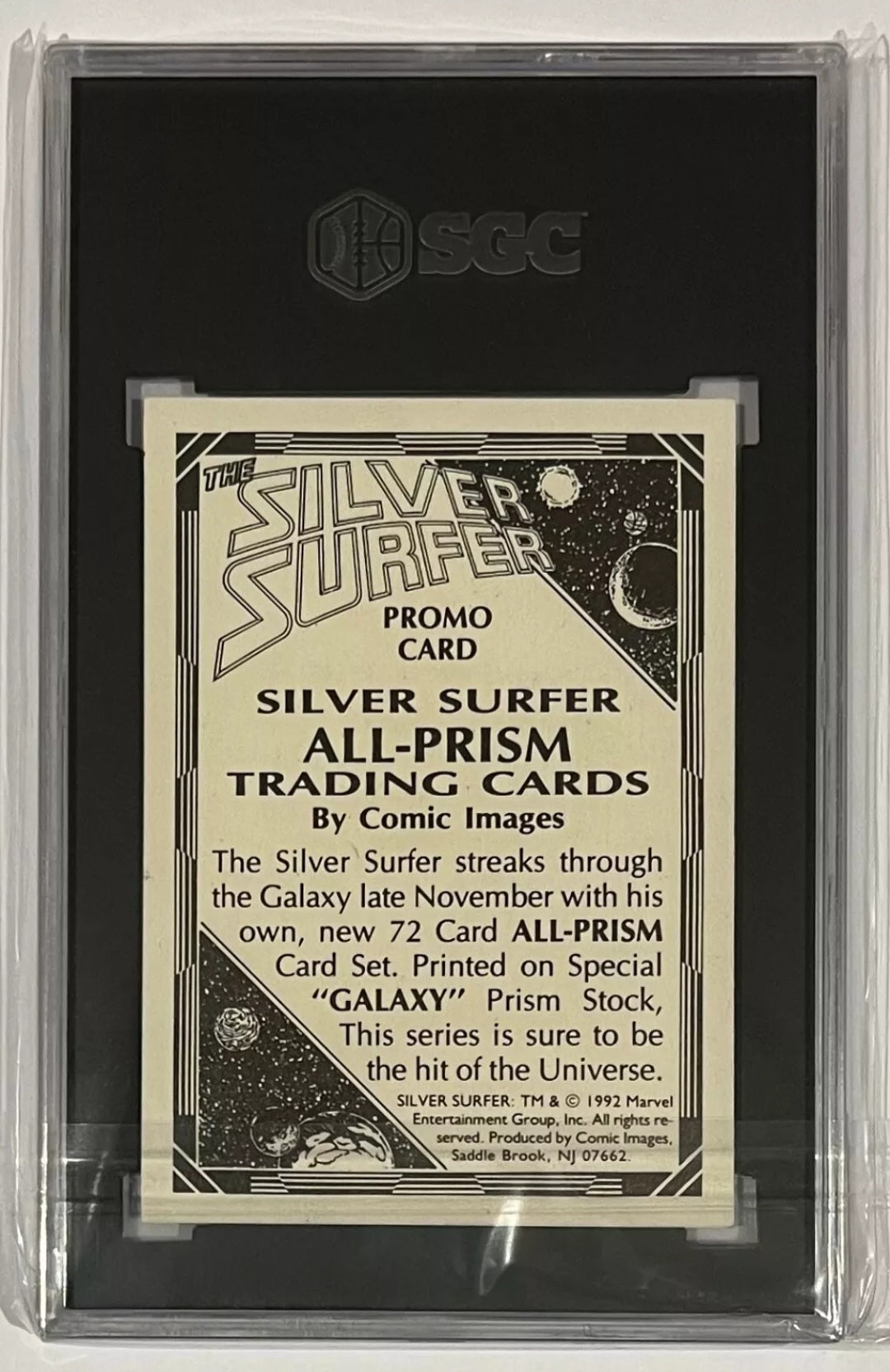 1992 Comic Images  The Silver Surfer Promo SGC 9.5