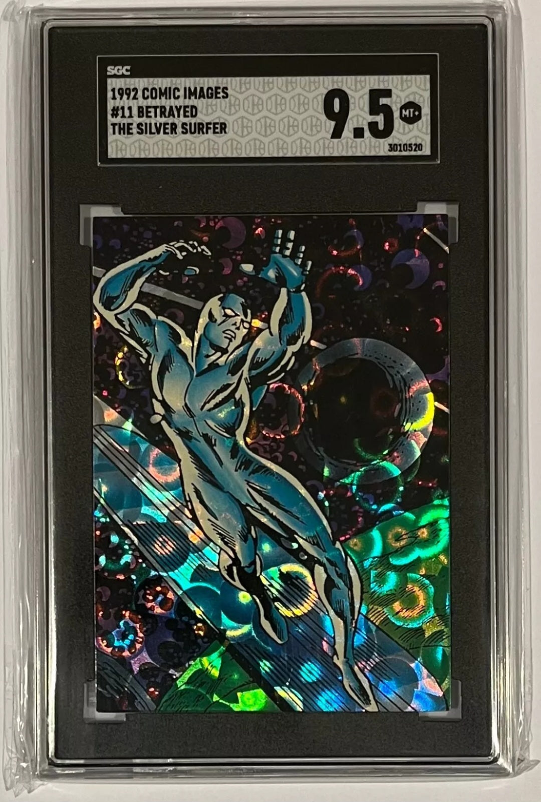 1992 Comic Images #11 Betrayed The Silver Surfer SGC 9.5