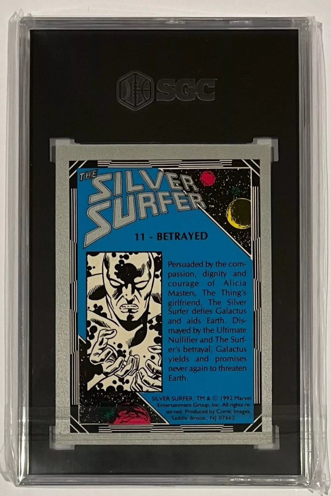 1992 Comic Images #11 Betrayed The Silver Surfer SGC 9.5