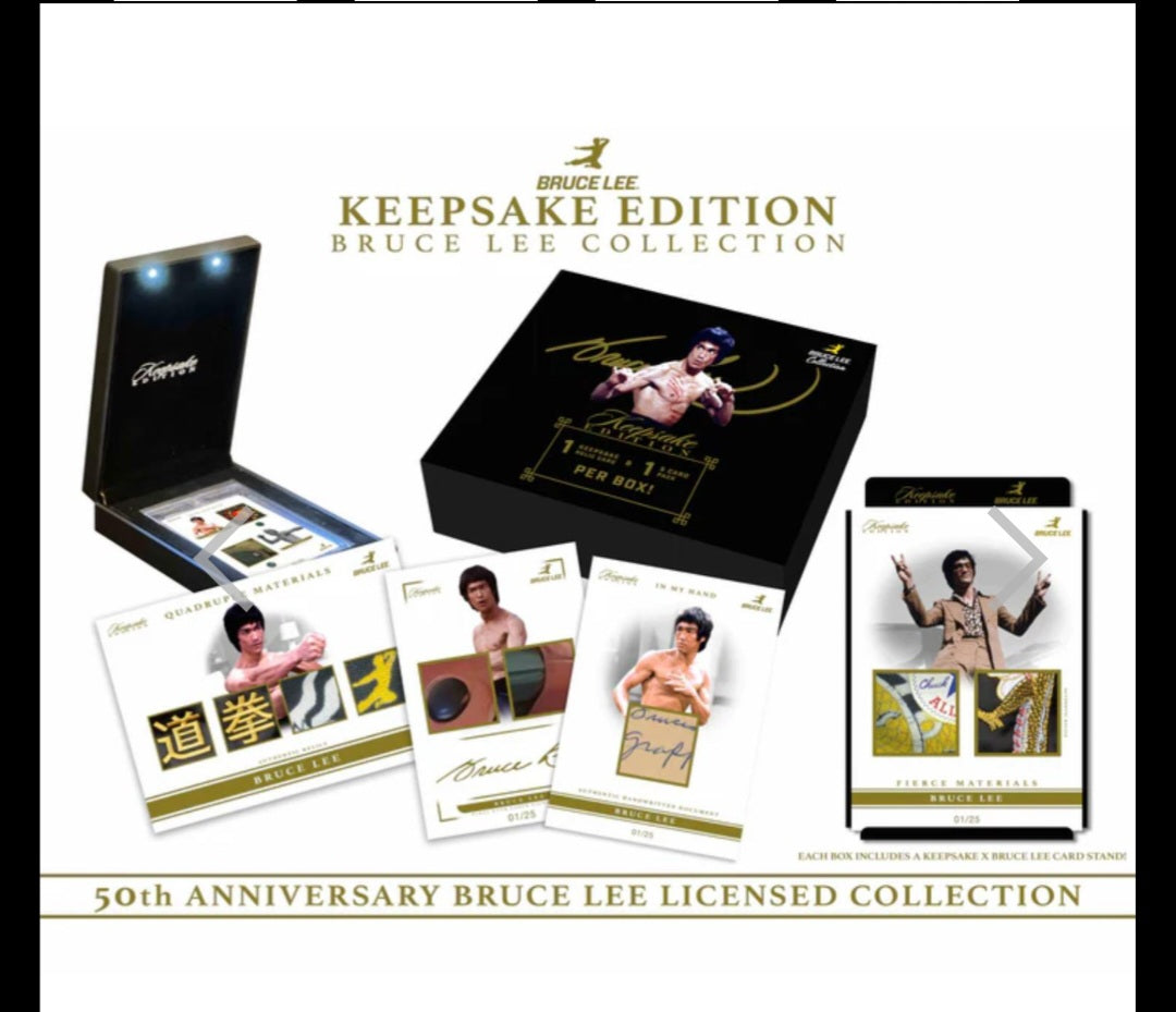 2024 Bruce Lee 50th Anniversary Keepsake Edition Hobby Box.