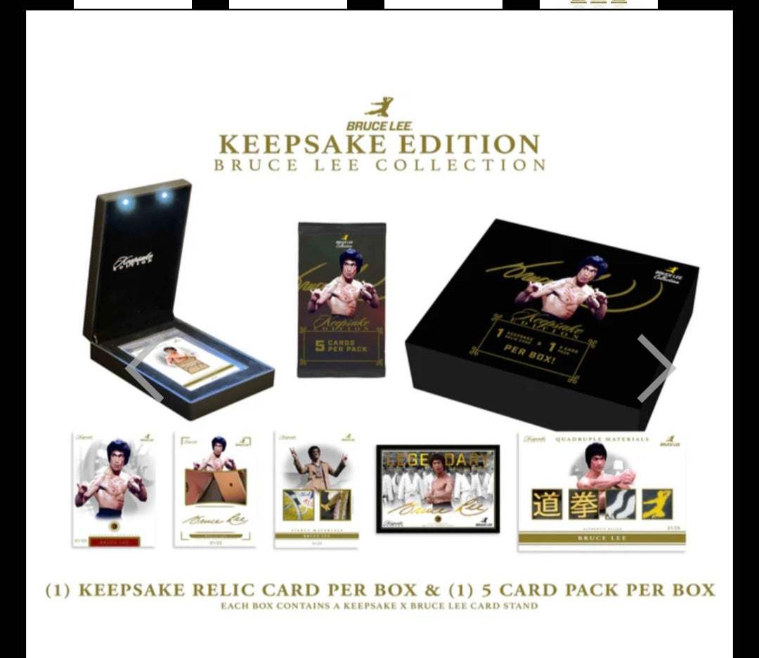 2024 Bruce Lee 50th Anniversary Keepsake Edition Hobby Box.