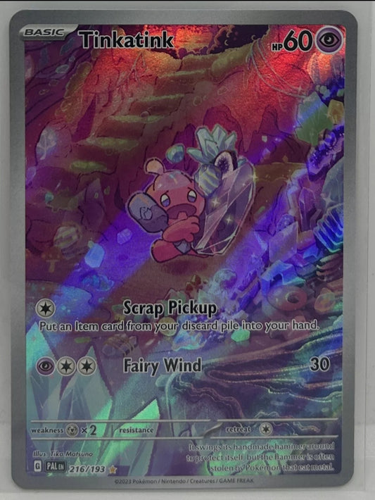 TINKATINK 216/193 POKÉMON PALDEA EVOLVED ILLUSTRATION RARE