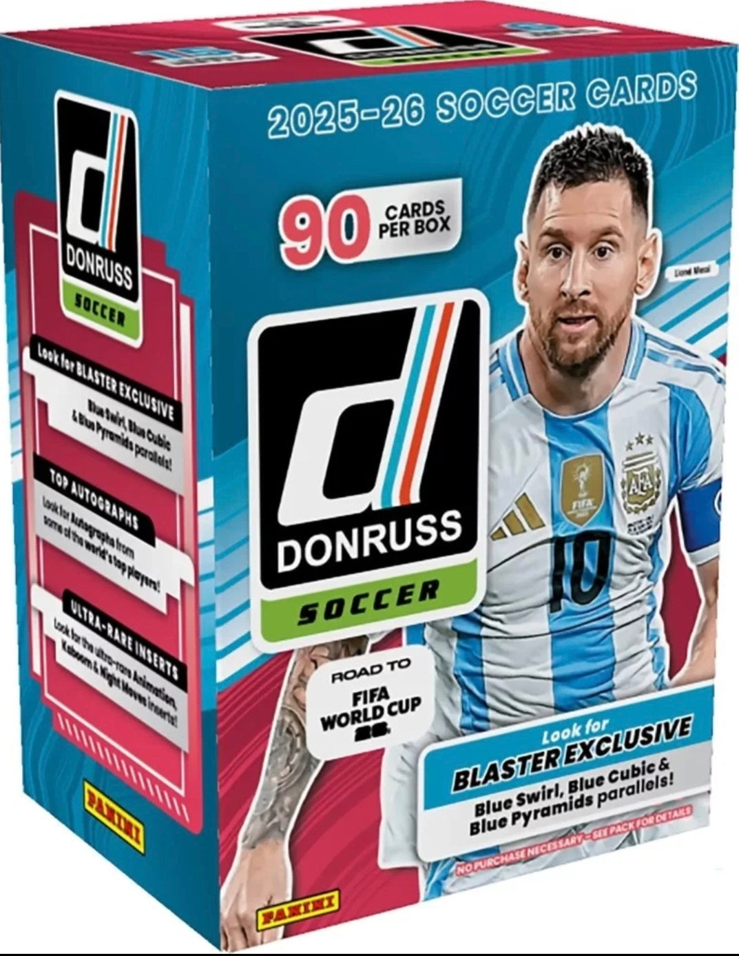 2025/26 PANINI DONRUSS SOCCER - SEALED 'ROAD TO FIFA WORLD CUP - BLASTER BOX'