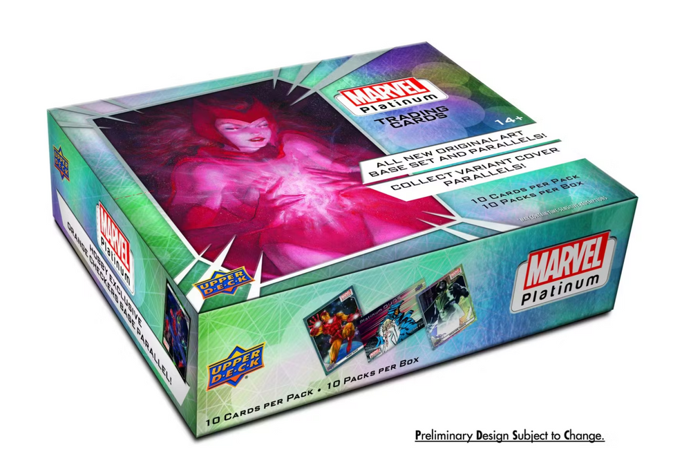 2023 UPPER DECK MARVEL PLATINUM HOBBY BOX