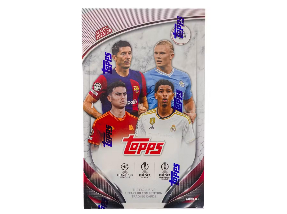 2023-24 TOPPS UEFA CLUB COMPETITIONS SOCCER HOBBY BOX