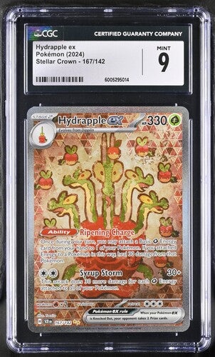 2024 Pokémon Stellar Crown 167/142 Hydrapple EX Special Illustration Rare CGC 9