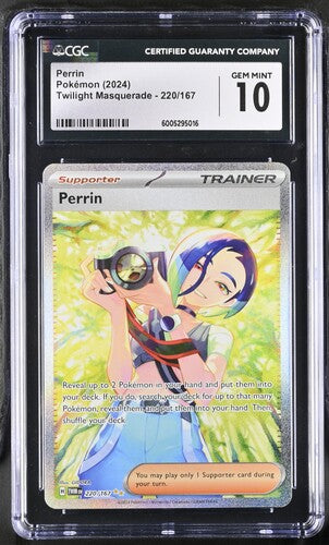 2024 Pokémon Twilight Masquerade 220/167 Perrin SIR CGC 10