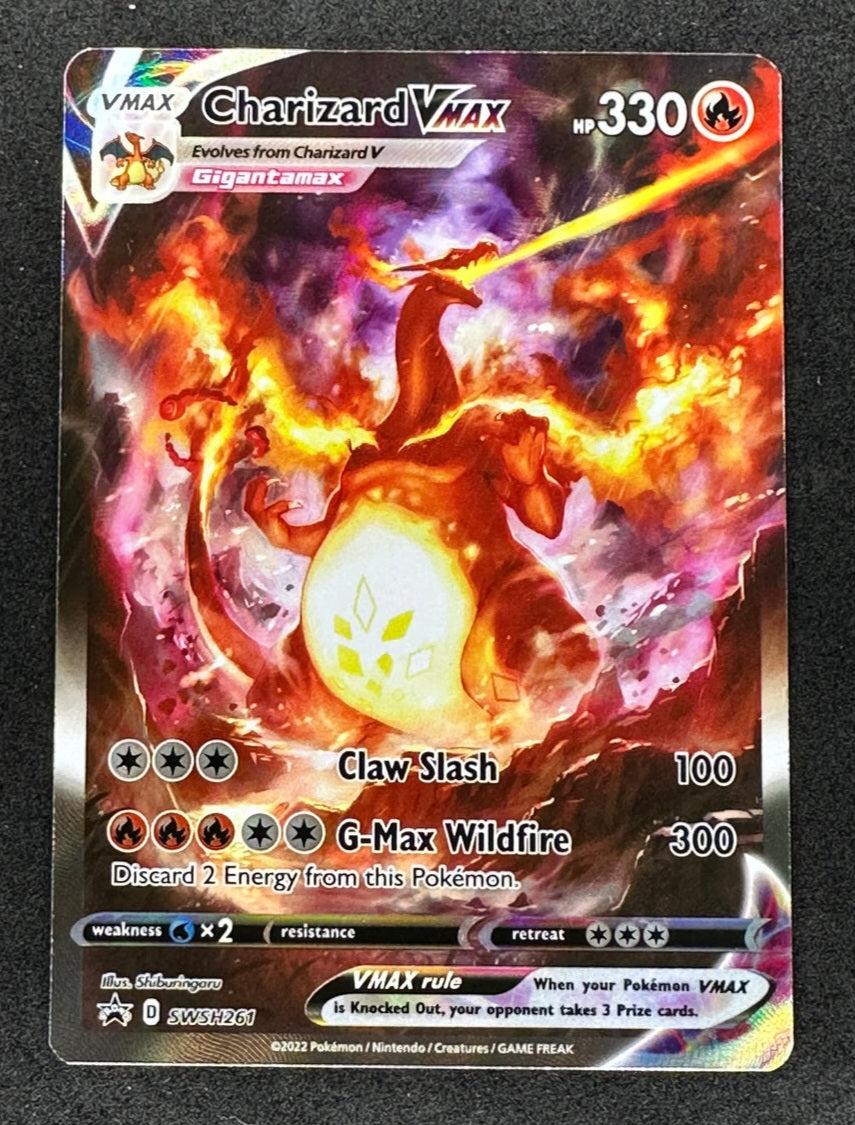 2022 Pokemon Black Star Promo SWSH261 Charizard Vmax