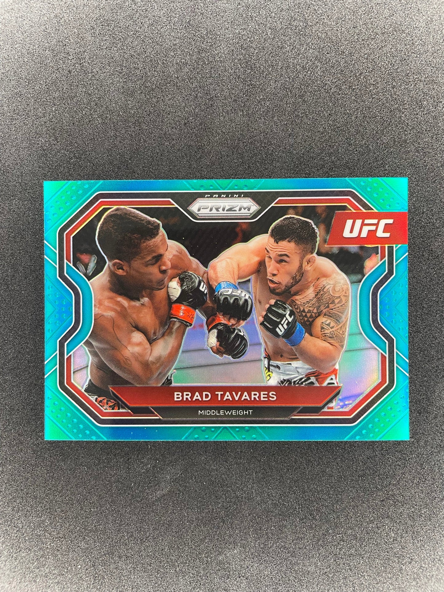 BRAD TAVARES 2021 PANINI PRIZM UFC PRIZM 15/49 #124