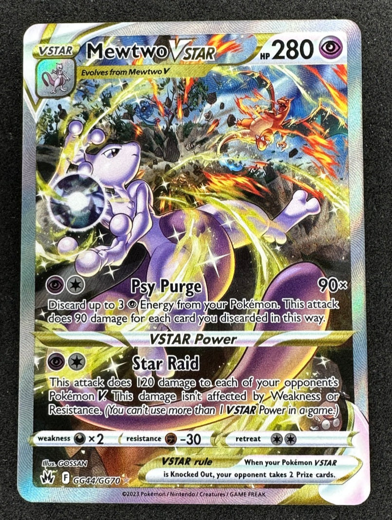 2023 Pokemon Crown Zenith GG44/GG70 Mewtwo Vmax Alternate Art