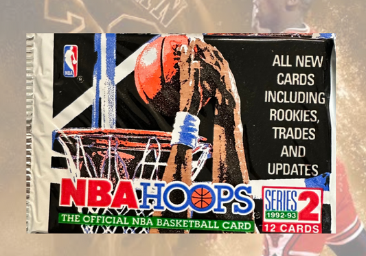 1992/93 NBA Hoops Series 2 Basketball Pack