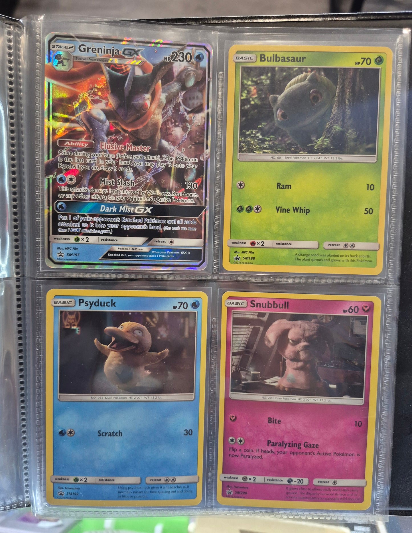 Pokemon TCG - Full Complete Set Detective Pikachu 18/18 - NM + 8 Promos in Binder