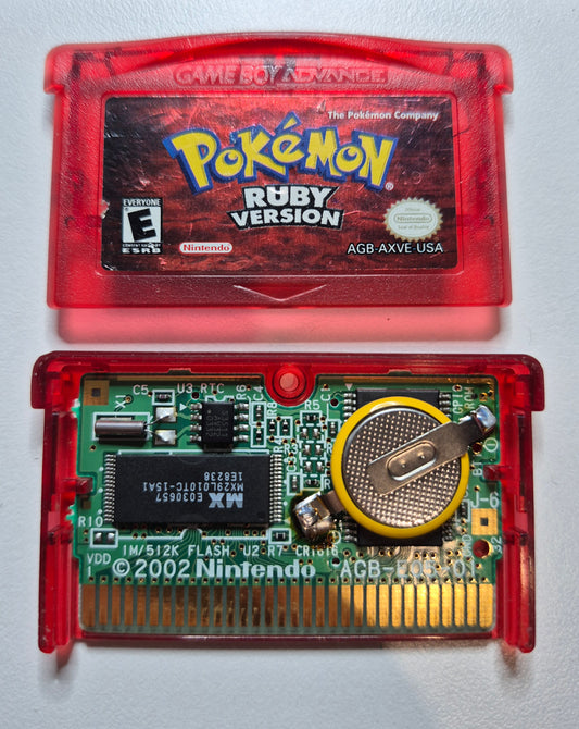 Pokemon Game Boy Advance Ruby Version USA NEW Battery Tested & Cleaned