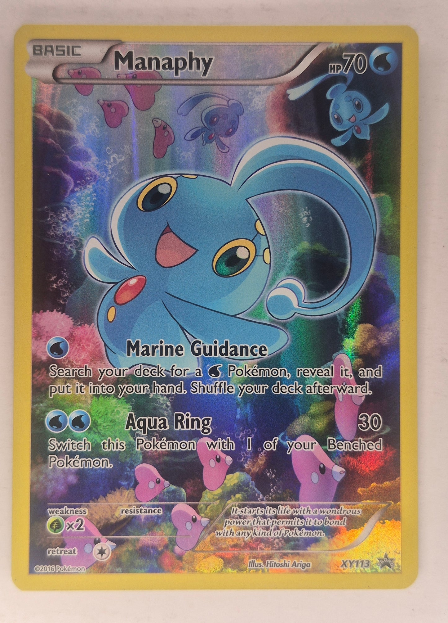 Manaphy XY113 Holo Promo XY Promo Pokemon NM