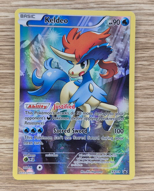 2016 Pokemon TCG Mythical Collection Promo Keldeo XY118 LP