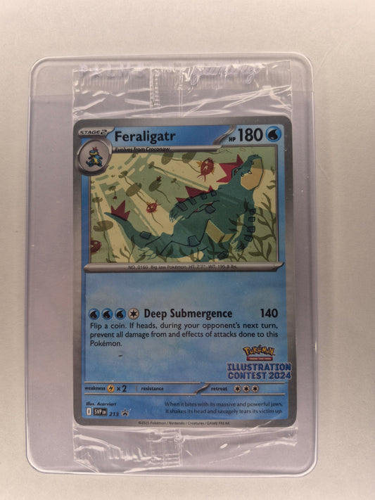 SEALED Illustration Contest 2024 Promo Cards Feraligatr SVP213 214 215 Pokemon