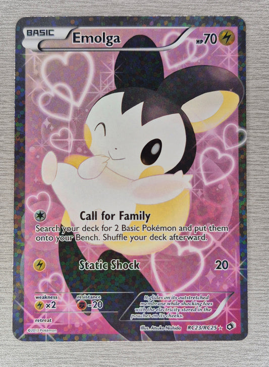 Pokemon TCG - Emolga RC23/RC25 Legendary Treasures LP