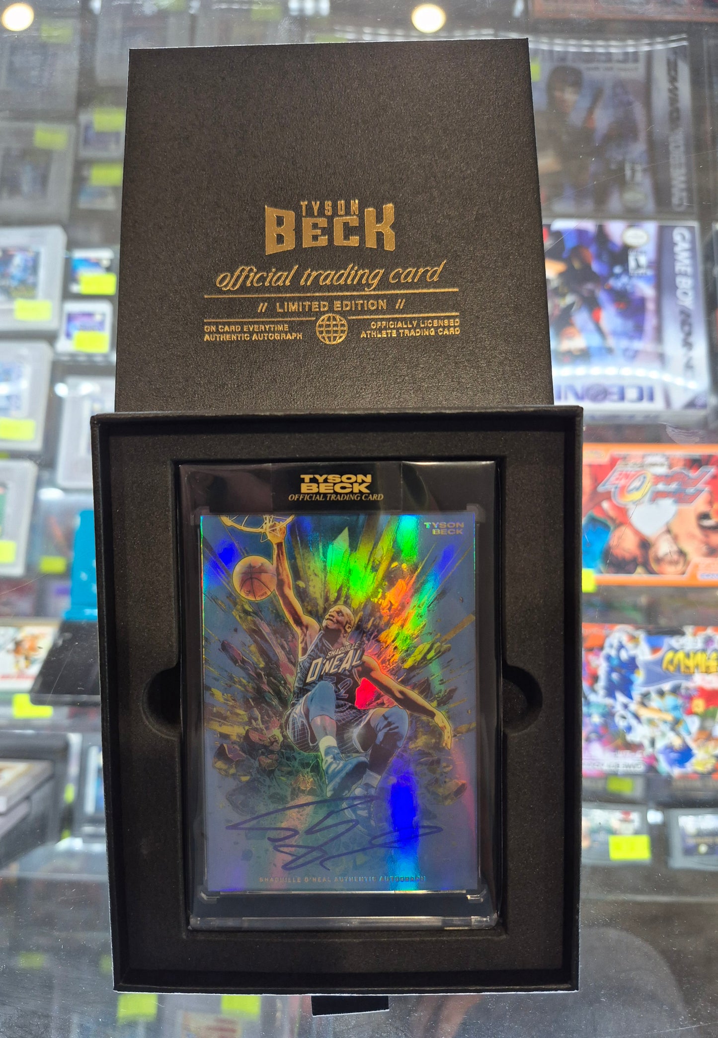 2026 Tyson Beck/Shaquille O'neal Gem Rush Blue Foil On Card Auto 06/20