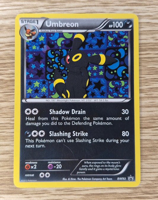 2013 Pokemon Umbreon Black Star Promo TCG BW93 Holo MP