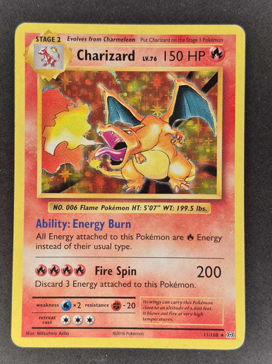 2016 Pokemon Evolutions 11/108 Charizard Holo LP/MP See pics