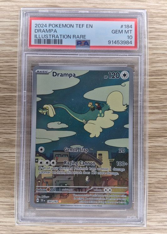 Pokémon TCG Drampa 184/162 Temporal Forces Illustration Rare PSA 10