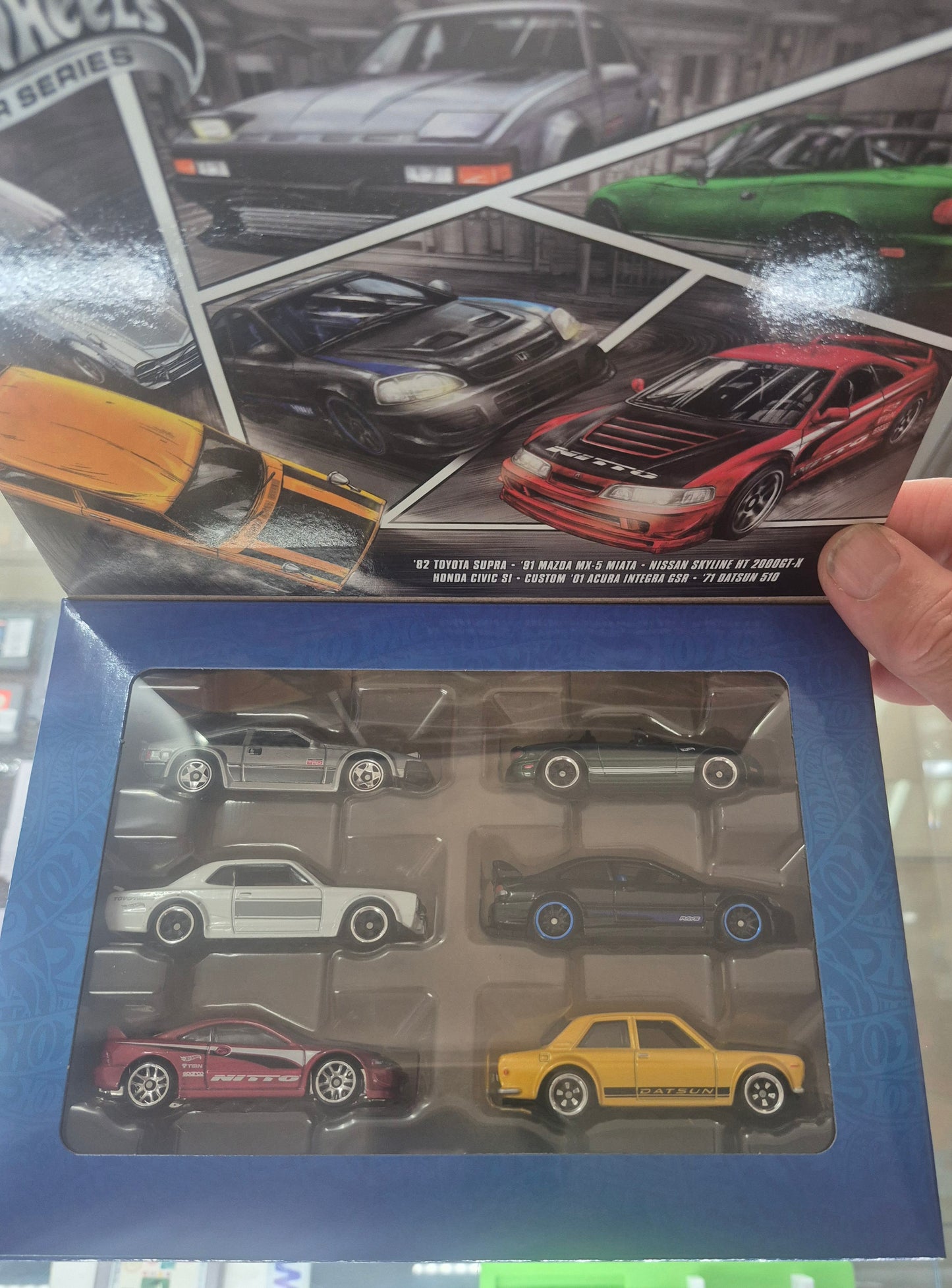 2025 Hot Wheels Silver Series Box Inc,Skyline & '71 Datsun