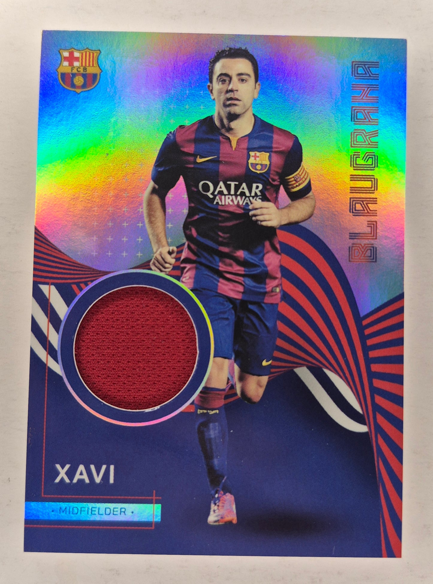 2022/23 Topps Blaugrana Relic Card FC Barcelona Xavi Player Worn Relic