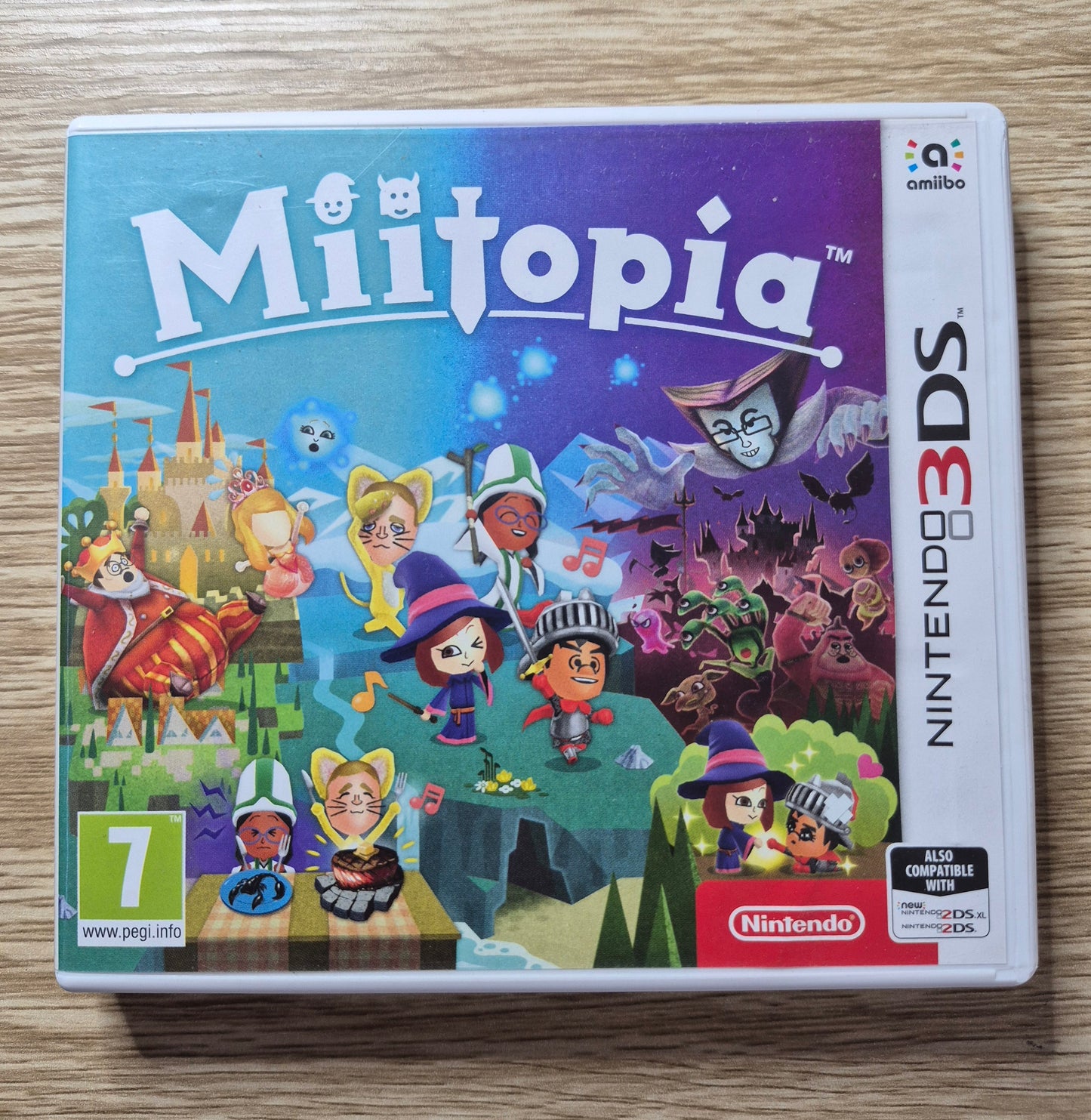 2017 Nintendo 3DS Miitopia EUR Tested in Case
