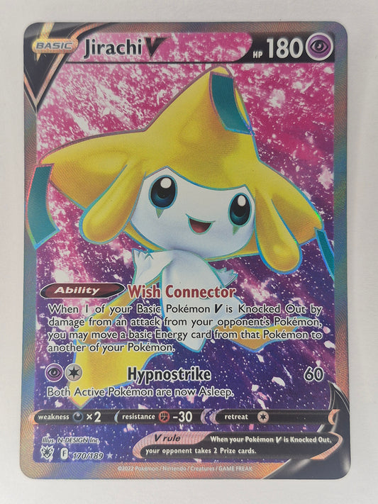 Jirachi V - 170/189 Astral Radiance (Pokemon) Full Art Ultra Rare