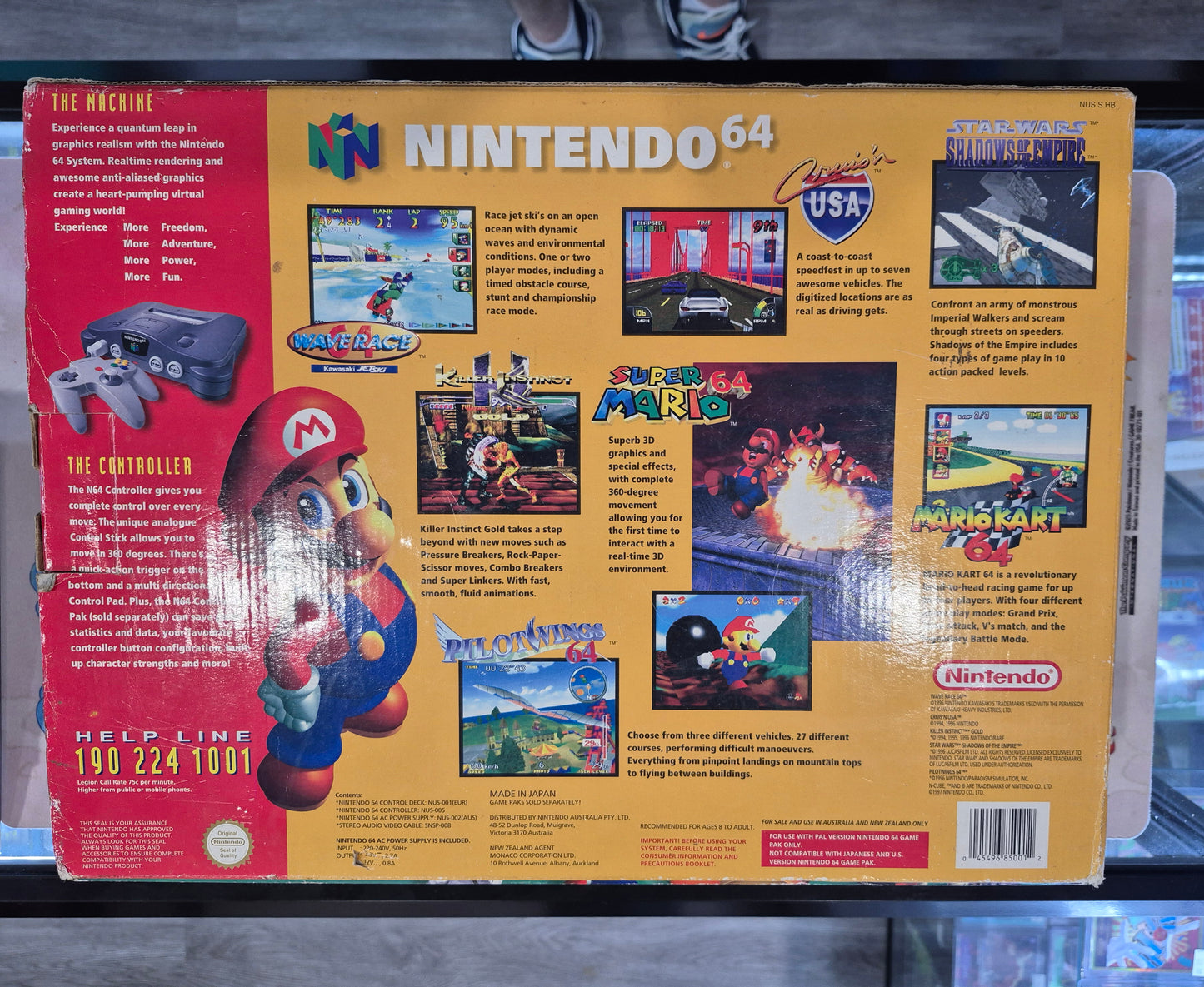 Nintendo N64 Console Boxed Complete VGC Tested