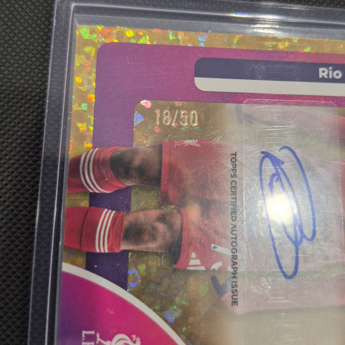 Rio Ngumoha 25/26 Topps Premier League Rookie Gold Auto 18/50  Liverpool