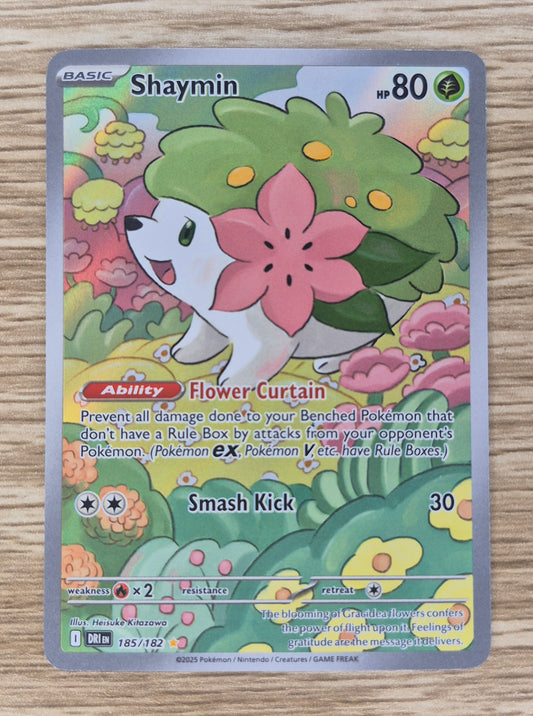 Shaymin 185/182 - Illustration Rare Destined Rivals - Pokemon