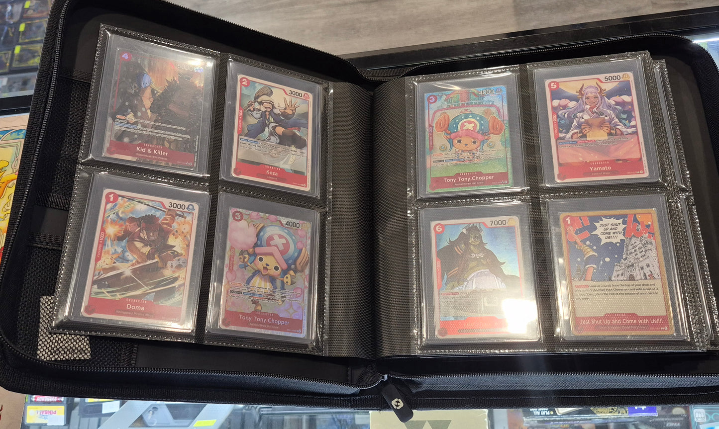 2024 One-Piece EB-01 Master Set inc,Tony,Tony Chopper Manga PSA 10 - Top Loader Binder.