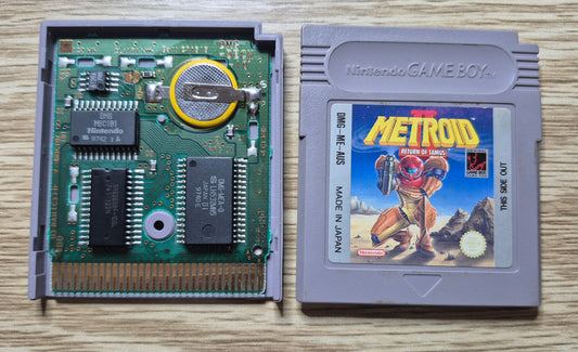 Genuine Nintendo Gameboy Metroid 2: Return of Samus Cart DMG-ME-AUS(New Save Battery)