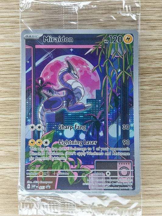 Pokemon 2023 Miraidon Illustration Rare Black Star Promo SVP 013 SEALED
