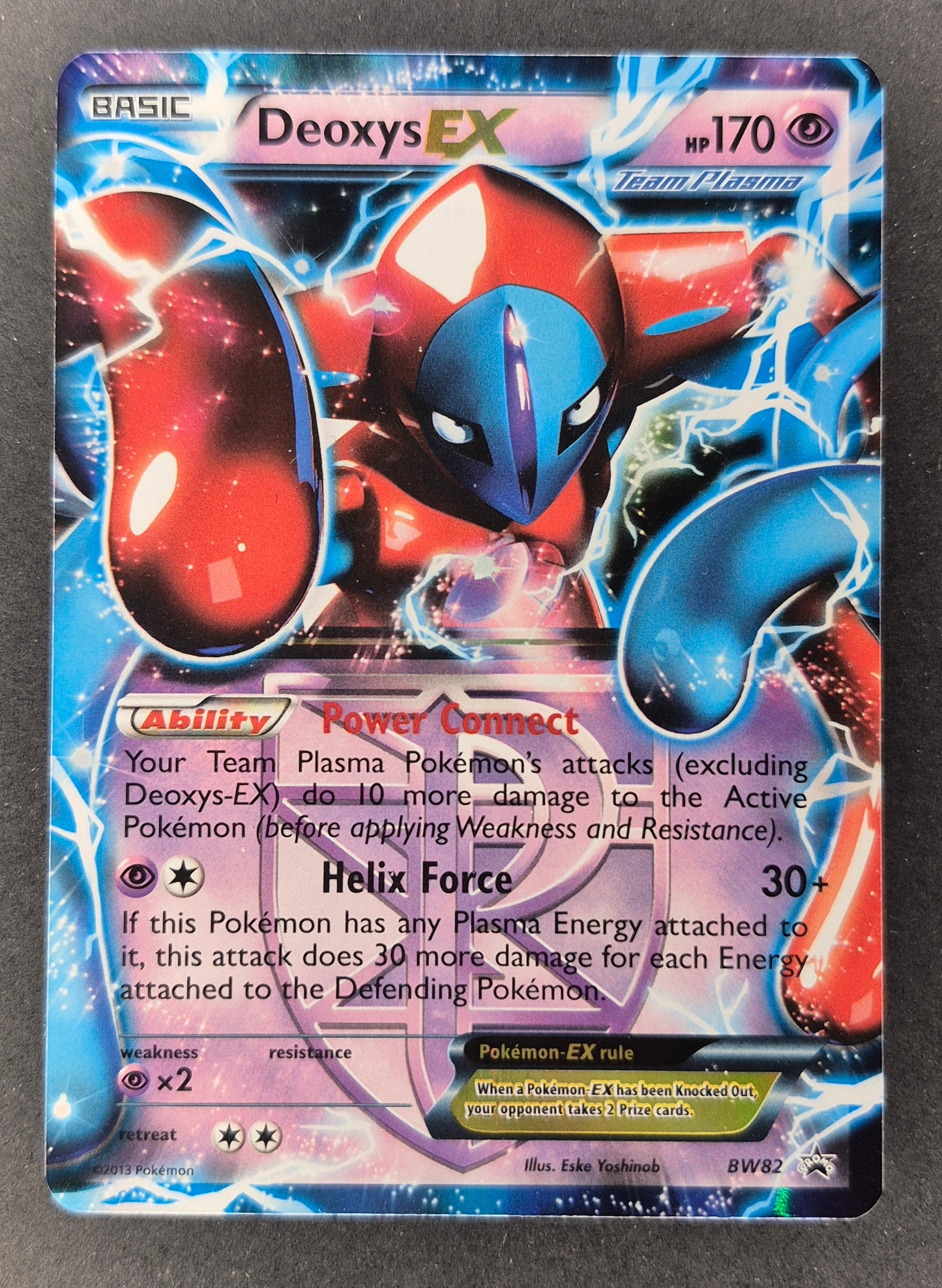Deoxys-EX - BW82 Promo Black And White Promo Pokemon Card LP