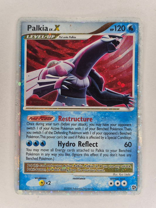 2008 Pokemon Great Encounters Palkia Lv.X Ultra Rare 106/106 MP SEE pics